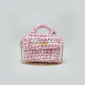 Sac Emilie - Rose et blanc